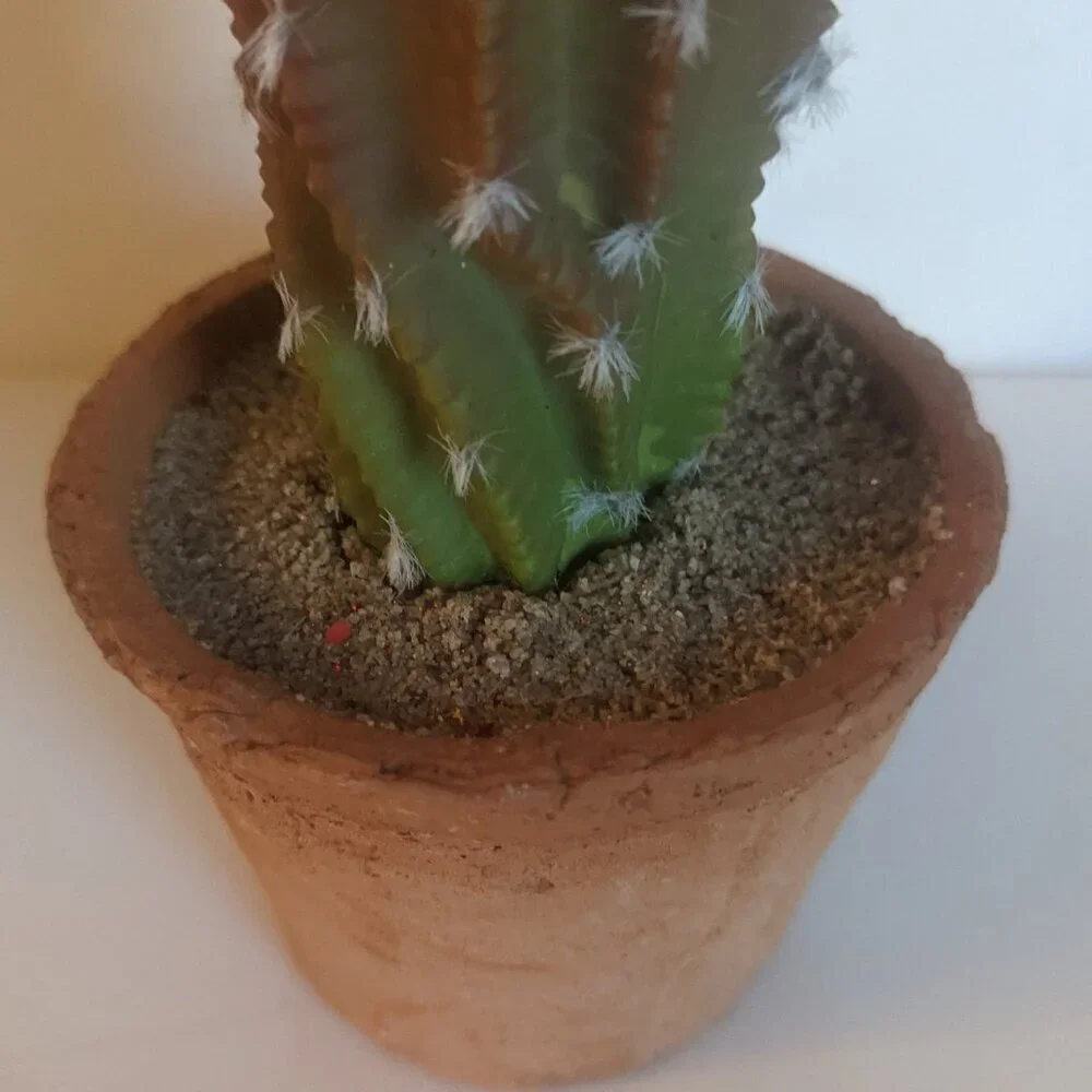 NWT Ashland Faux Cactus Rustic Clay Pot Floral Succulent Summer Desert Michaels
